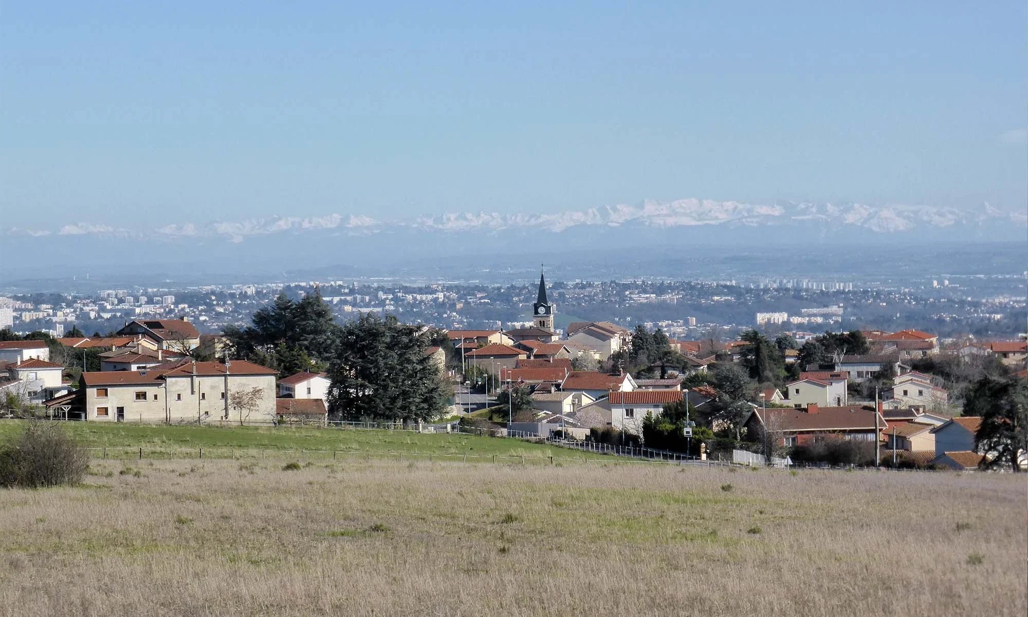 Vue sur Sainte-Consorce depuis Pipora